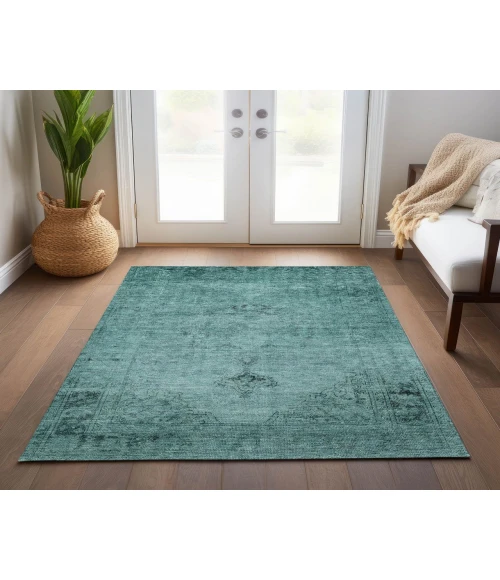 Chantille ACN658 Teal 3' x 5' Rug