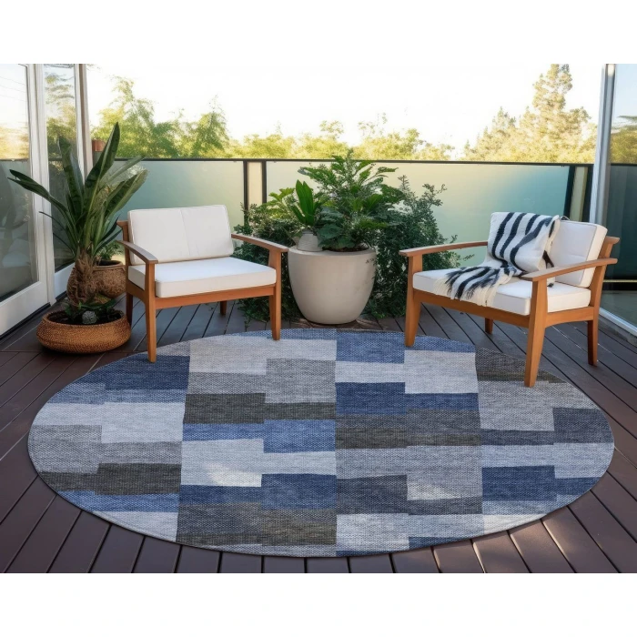 Chantille ACN659 Blue 8' x 8' Rug