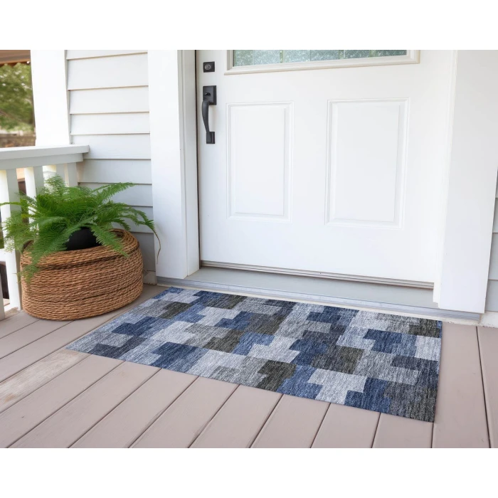 Chantille ACN659 Blue 1'8" x 2'6" Rug