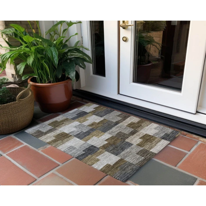 Chantille ACN659 Brown 1'8" x 2'6" Rug