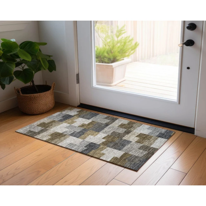 Chantille ACN659 Brown 1'8" x 2'6" Rug