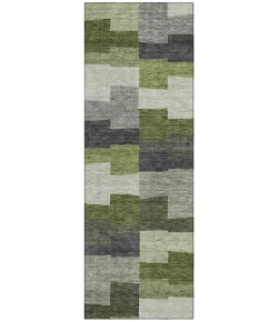 Addison Chantille ACN659 Olive 2 ft. 3 in. x 7 ft. 6 in. Runner Rug