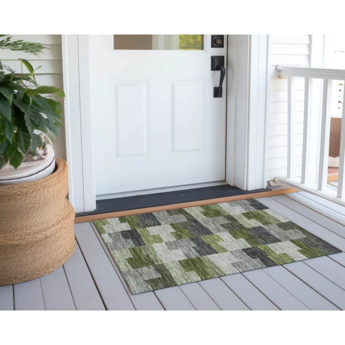 Chantille ACN659 Olive 1'8" x 2'6" Rug