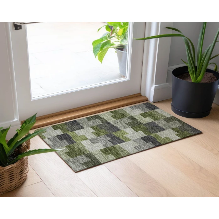 Chantille ACN659 Olive 1'8" x 2'6" Rug
