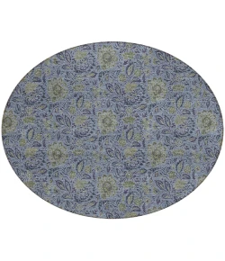Addison Chantille ACN660 Denim 8 ft. x 8 ft. Round Rug