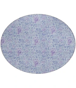 Addison Chantille ACN660 Sky 8 ft. x 8 ft. Round Rug