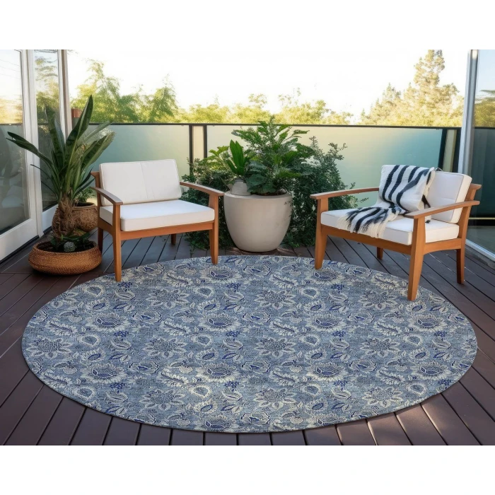 Chantille ACN661 Blue 8' x 8' Rug