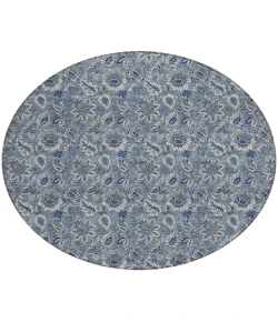 Addison Chantille ACN661 Blue 8 ft. x 8 ft. Round Rug