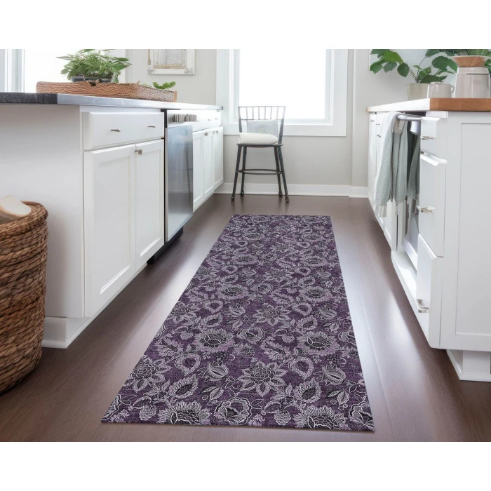 Chantille ACN661 Eggplant 2'3" x 7'6" Rug