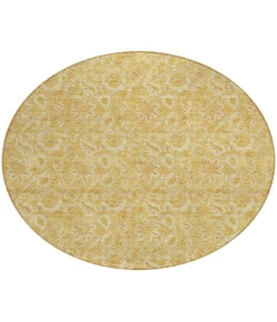Addison Chantille ACN661 Gold 8 ft. x 8 ft. Round Rug