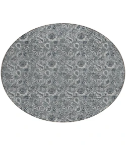 Addison Chantille ACN661 Gray 8 ft. x 8 ft. Round Rug