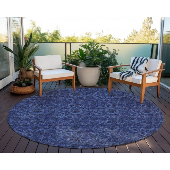 Chantille ACN661 Navy 8' x 8' Rug