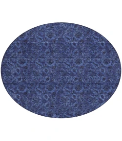 Addison Chantille ACN661 Navy 8 ft. x 8 ft. Round Rug