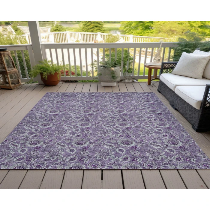 Chantille ACN661 Purple 8' x 10' Rug
