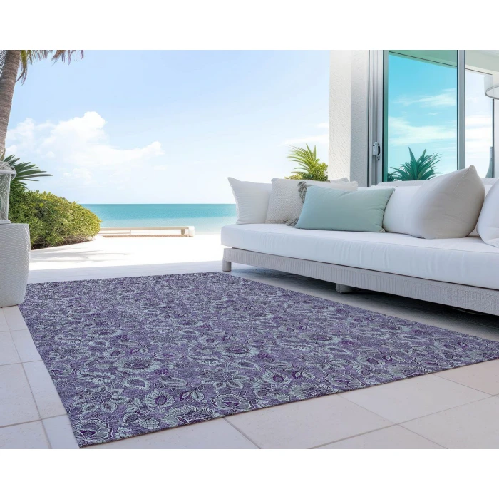 Chantille ACN661 Purple 8' x 10' Rug