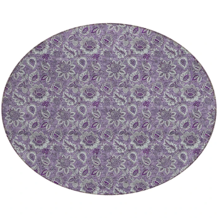 Chantille ACN661 Purple 8' x 8' Rug