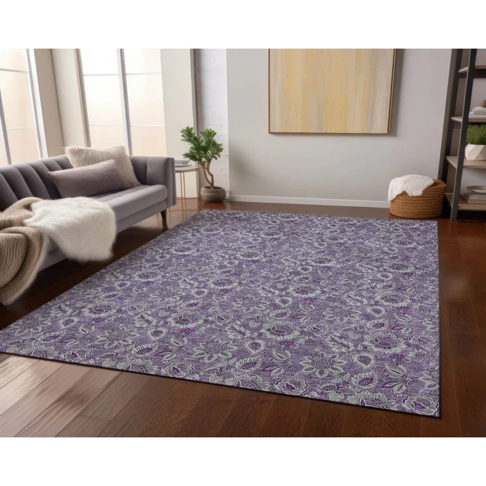 Chantille ACN661 Purple 8' x 10' Rug