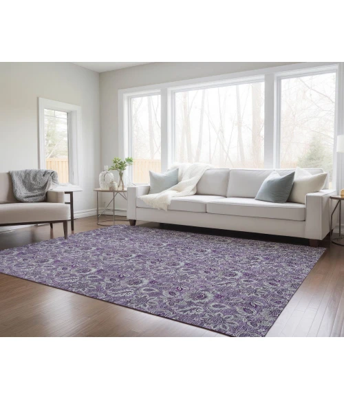 Chantille ACN661 Purple 8' x 10' Rug