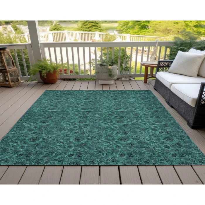 Chantille ACN661 Teal 2'6" x 3'10" Rug