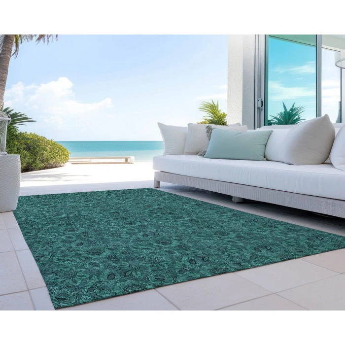 Chantille ACN661 Teal 2'6" x 3'10" Rug