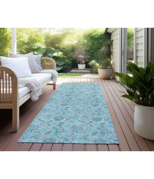 Chantille ACN662 Aqua 2'3" x 7'6" Rug