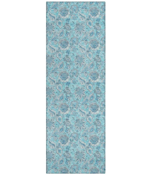 Chantille ACN662 Aqua 2'3" x 7'6" Rug