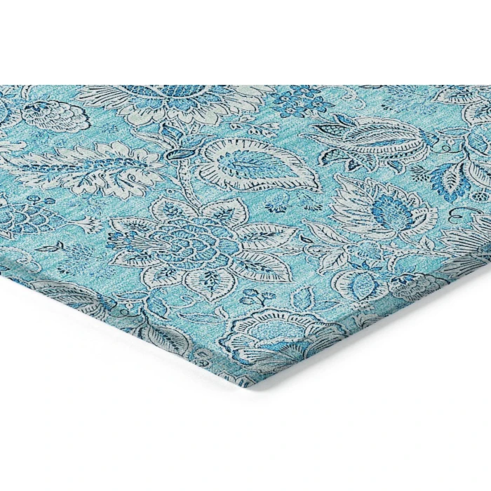Chantille ACN662 Aqua 2'6" x 3'10" Rug