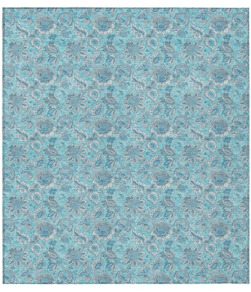Chantille ACN662 Aqua 5' x 7'6" Rug
