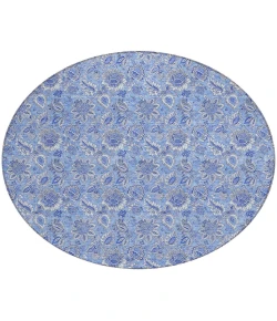 Addison Chantille ACN662 Blue 8 ft. x 8 ft. Round Rug