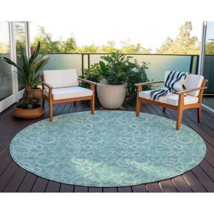 Chantille ACN662 Teal 8' x 8' Rug