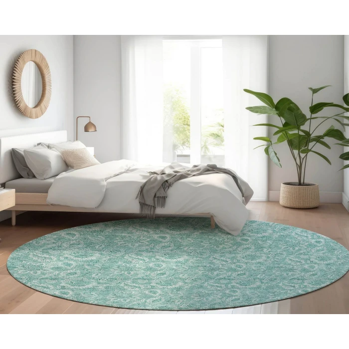 Chantille ACN662 Teal 8' x 8' Rug