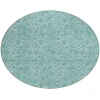 Addison Chantille ACN662 Teal 8 ft. x 8 ft. Round Rug