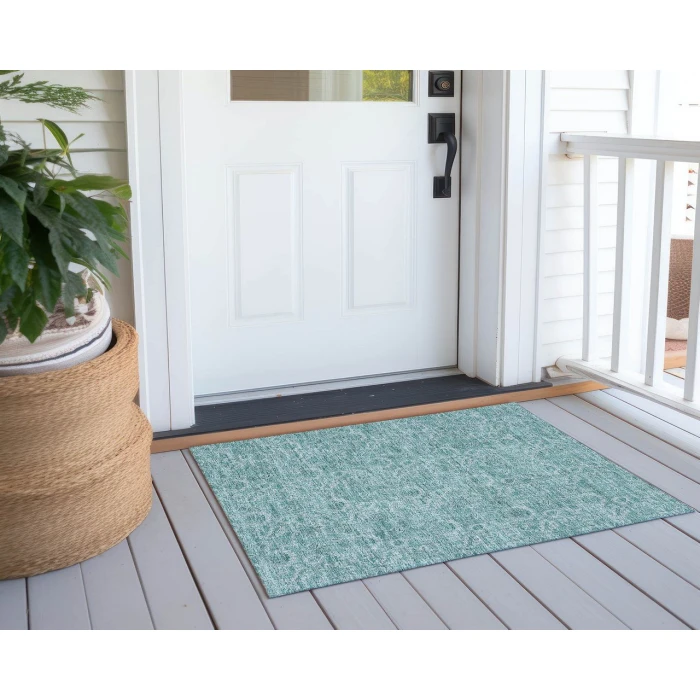 Chantille ACN662 Teal 1'8" x 2'6" Rug