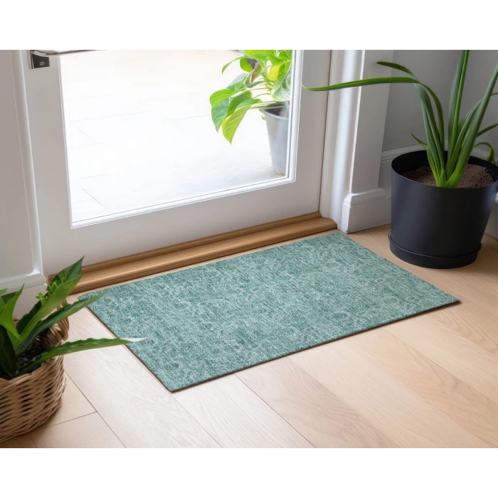 Chantille ACN662 Teal 1'8" x 2'6" Rug