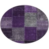 Addison Chantille ACN663 Eggplant 8 ft. x 8 ft. Round Rug