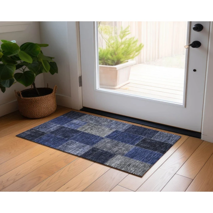 Chantille ACN663 Navy 1'8" x 2'6" Rug