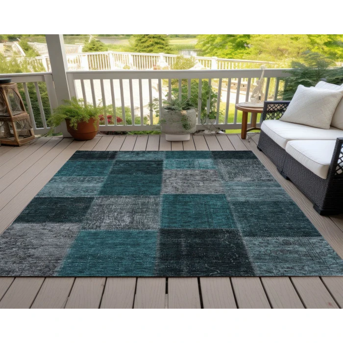 Chantille ACN663 Teal 9' x 12' Rug