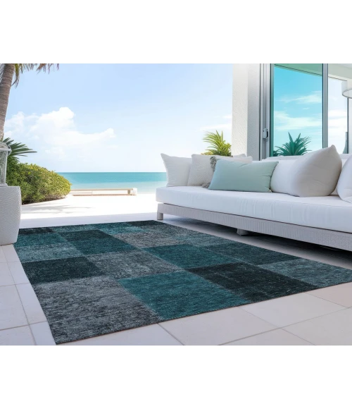 Chantille ACN663 Teal 2'6" x 3'10" Rug