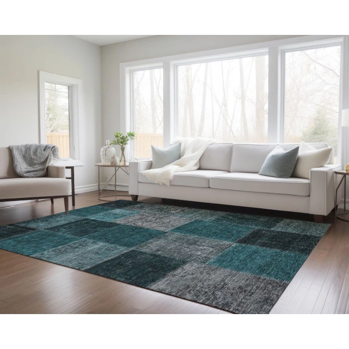 Chantille ACN663 Teal 9' x 12' Rug