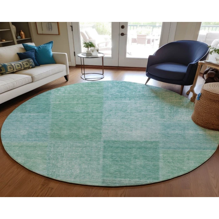 Chantille ACN664 Teal 8' x 8' Rug
