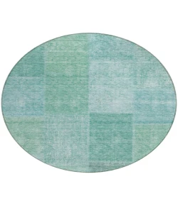 Addison Chantille ACN664 Teal 8 ft. x 8 ft. Round Rug