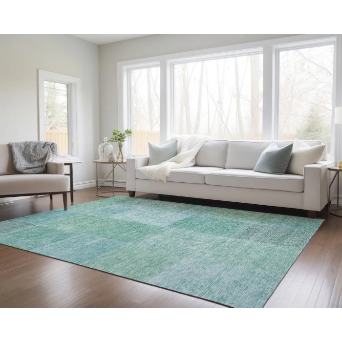 Chantille ACN664 Teal 9' x 12' Rug