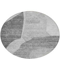 Addison Chantille ACN665 Silver 8 ft. x 8 ft. Round Rug