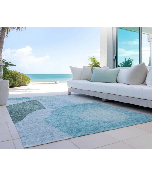 Chantille ACN665 Teal 3' x 5' Rug