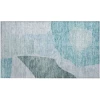 Addison Chantille ACN665 Teal 1 ft. 8 in. x 2 ft. 6 in. Rectangle Rug