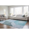 Chantille ACN665 Teal 3' x 5' Rug