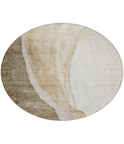 Addison Chantille ACN667 Brown 8 ft. x 8 ft. Round Rug