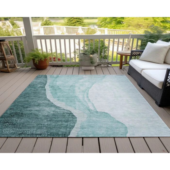 Chantille ACN667 Teal 9' x 12' Rug