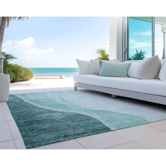 Chantille ACN667 Teal 9' x 12' Rug