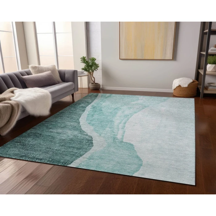 Chantille ACN667 Teal 9' x 12' Rug